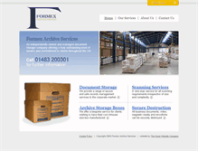 Tablet Screenshot of formexarchive.com